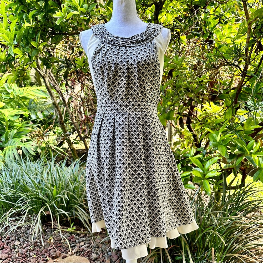 Reiss Daria Silk Patterned Dress